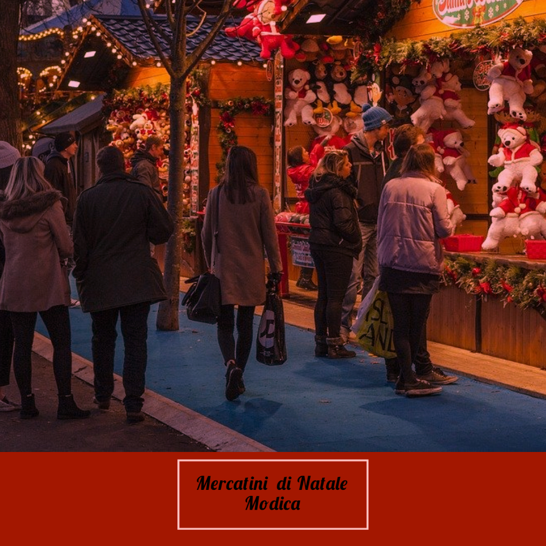 Da domani fino al 23 dicembre potrete trovare a Modica, al Borgo Don Chisciotte, i tradizionali mercatini di natale. Immergetevi nell’atmosfera natalizia con spettacoli, intrattenimenti, mostre d'arte, food, animazione e il Villaggio di Babbo Natale. Per prenotare un B&B a Modica contattateci: https://www.vinciucci.com/contatti/ #mercatinidinatale #tradizione #natale #spettacoli #eventi #food #arte #modica #bnbvinciucci #sicilia